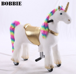 Kids-Horse "Bobbie"  Rainbow UniCorn voor kids van 3-6 jaar.  (TB-2020S)