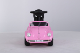 VW Beetle roze, loopauto met multimedia unit, USB, mp3 (JQ618 pk )