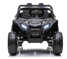 Beach Buggy zwart, BlueTooth, 12V, 2.4ghz, softstart, 4x4, eva, leder (A036zw)