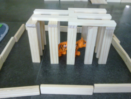 PlayBrix 200st in houten kistje