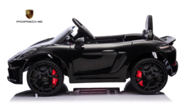 Porsche 718 Spyder RS, 12V, zwart paint met RC en vele opties.(KC_pzw)