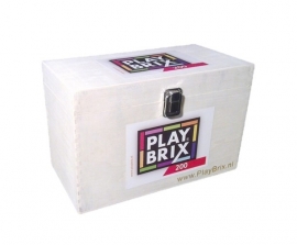 PlayBrix 200st in houten kistje