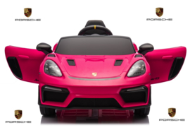 Porsche 718 Spyder RS, 12V, Roze met RC en vele opties.(KC_ppk)