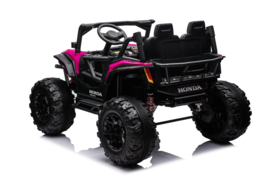 24V Honda Talon UTV buggy roze, 2 zits, leder, rc,eva,24V9ah accu (H966pk)