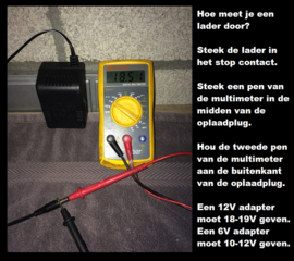 Oplader 12V ronde plug , voor de meest gangbare kinderauto's