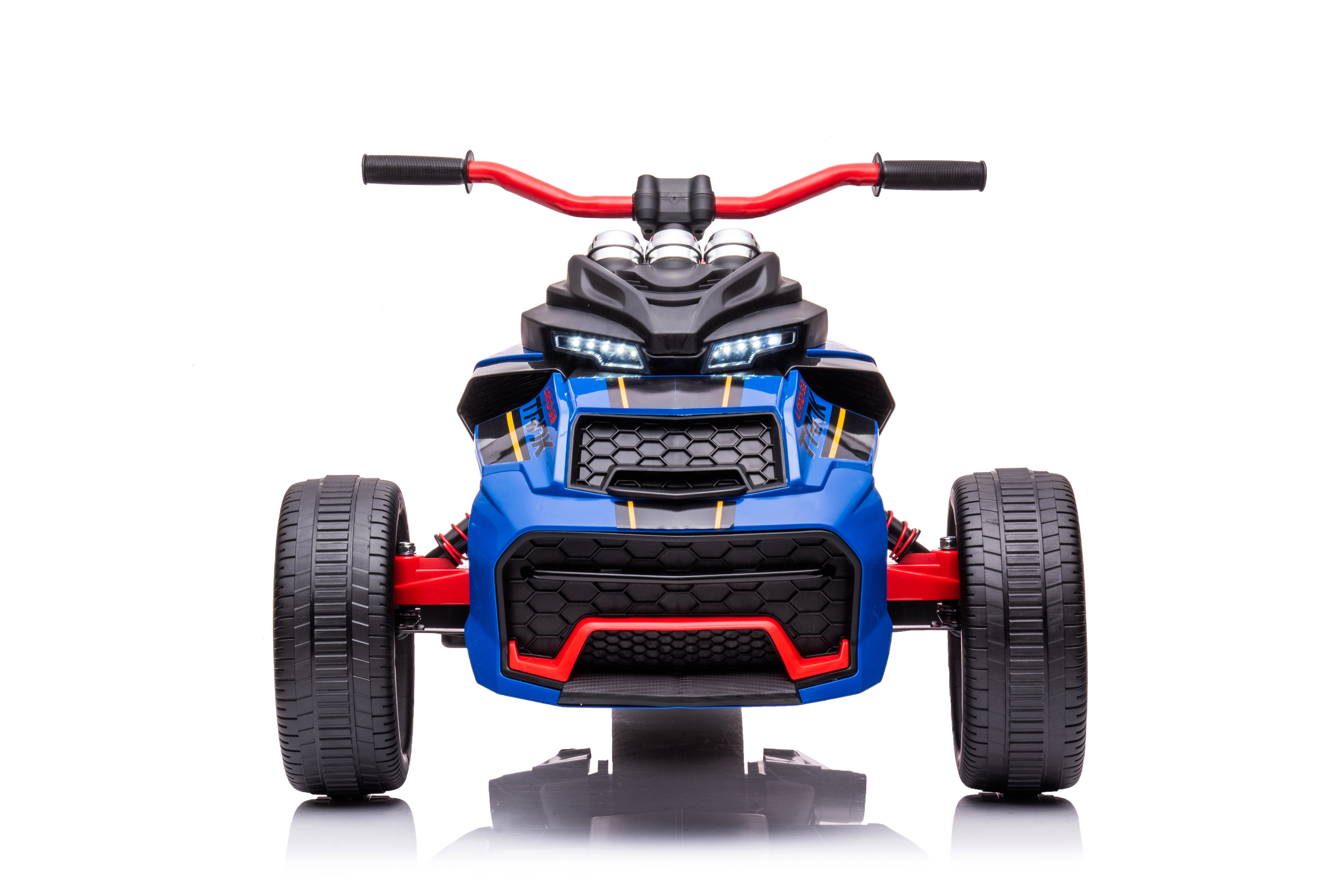 24V Trike Streetfighter blauw, leder, eva, 2.4ghz RC  (3118blue)