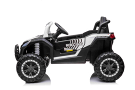 Beach Buggy wit,  BlueTooth, 12V, 2.4ghz, softstart, 4x4, eva, leder (A036wt)