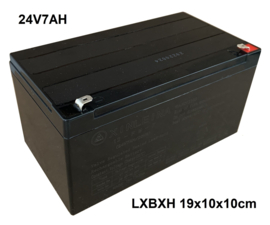 24V7AH Battery-Pack WW2 Jeep Army/Desert.  JH-101 accupack incl 24V7AH accu