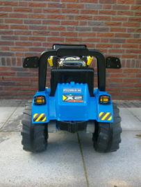 Tractor blauw 12V7ah met 2.4ghz softstart afstandsbediening  (ZP1005blue)