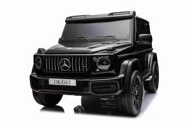 24V GIANT Mercedes-Benz G63///AMG, MP4 TV-scherm, Black Paint, 2 seat, 4WD (DK-G63zw)