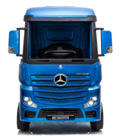 Mercedes Actros, Blauw metallic, EVA,  Multimedia, 4WD, FM radio, 2x12V7ah accu, leder, RC (ActrosBlue)