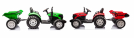 Aanhanger/kipper groen tbv tractor model  HC-306