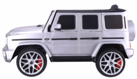 Mercedes-Benz  G63///AMG,  Zilver metallic, FM,leder, BlueTooth,  (S306zil)