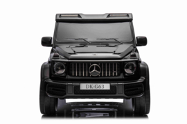 24V GIANT Mercedes-Benz G63///AMG, MP4 TV-scherm, Black Paint, 2 seat, 4WD (DK-G63zw)