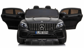 Mercedes-Benz GLC 63S, 2 zitter, metallic zwart, 12V, Mp4 TV, 4wd, leder,eva, 2.4ghz RC (XMX-608zw)