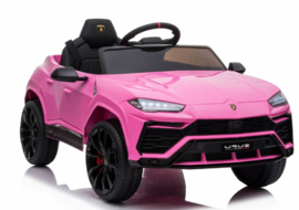 Lamborghini Urus  roze ,2.4ghz softstart rc, eva, lederen stoel (BDM0923pk)