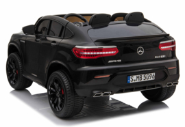 Mercedes-Benz GLC 63S, 2 zitter, metallic zwart, 12V, Mp4 TV, 4wd, leder,eva, 2.4ghz RC (XMX-608zw)