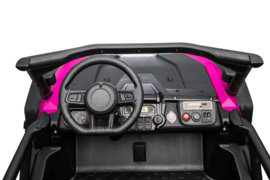 24V Honda Talon UTV buggy roze, 2 zits, leder, rc,eva,24V9ah accu (H966pk)