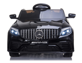 Mercedes-Benz GLC 63S V8 Bi-Turbo,metallic zwart, 12V, leder,eva, 2.4ghz rc (5688zw)