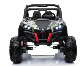 Beach buggy  Camouflage, Mp4 TV, 2 zitter, 12V, 2.4ghz, softstart, 4x4, eva, leder (XMX-603cm )