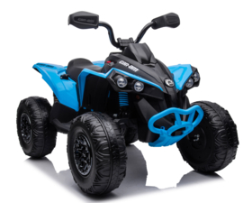 CAN-AM Maverick Blue, Quad, 12V10ah, 4WD, leder, RC. (CA002blue)