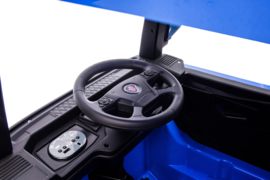 Scania 500R series truck blauw, EVA, Multimedia, 4WD, FM radio, 2x12V7ah accu, leder, RC, BT (HL698blue)