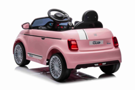 Fiat 500 Licentie auto Roze, 12V, 2.4ghz softstart RC, ( FiatPK)