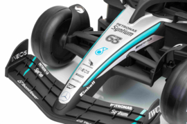 F1 Mercedes ///AMG PETRONAS Race auto, 12V, leder look, eva (MB-F1)