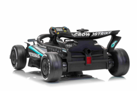 F1 Mercedes ///AMG PETRONAS Race auto, 12V, leder look, eva (MB-F1)