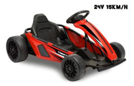 Drift Kart 24V RED ,Side Skirt edition, 2x12V9ah accu, 15Km/h, 200W motoren  (SX1968rd)
