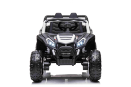 Beach Buggy wit,  BlueTooth, 12V, 2.4ghz, softstart, 4x4, eva, leder (A036wt)