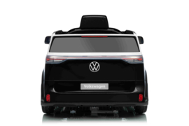 Volkswagen ID Buzzz, zwart, 12V7ah, RC, leder, rubberbanden. (HL718zw)