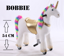 Kids-Horse "Bobbie"  Rainbow UniCorn voor kids van 3-6 jaar.  (TB-2020S)