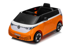 Volkswagen ID Buzzz, Orange, 12V7ah, RC, leder, rubberbanden. (HL718or)