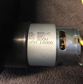 JC999 24V motor, DL-555-C 200W motor, 18000RPM