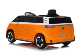 Volkswagen ID Buzzz, Orange, 12V7ah, RC, leder, rubberbanden. (HL718or)