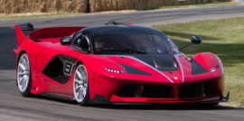 Ferrari FXX-K  12V rood met vleugeldeuren en 2.4ghz rc  ( FXX-K_rd)