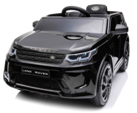 Land Rover Discovery Sport , zwart metallic, BlueTooth, leder Look, rubberbanden, 2.4ghz rc (BBH-023zw))