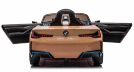 BMW i4  Performance, Gold edition, 12V, dubb motoren, eva, leder, 2.4ghz RC (JE1009gd)