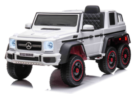 Mercedes-Benz G63 6x6 ///AMG, G-wagon, 1 pers., met RC en lederlook stoelen (G63wt)