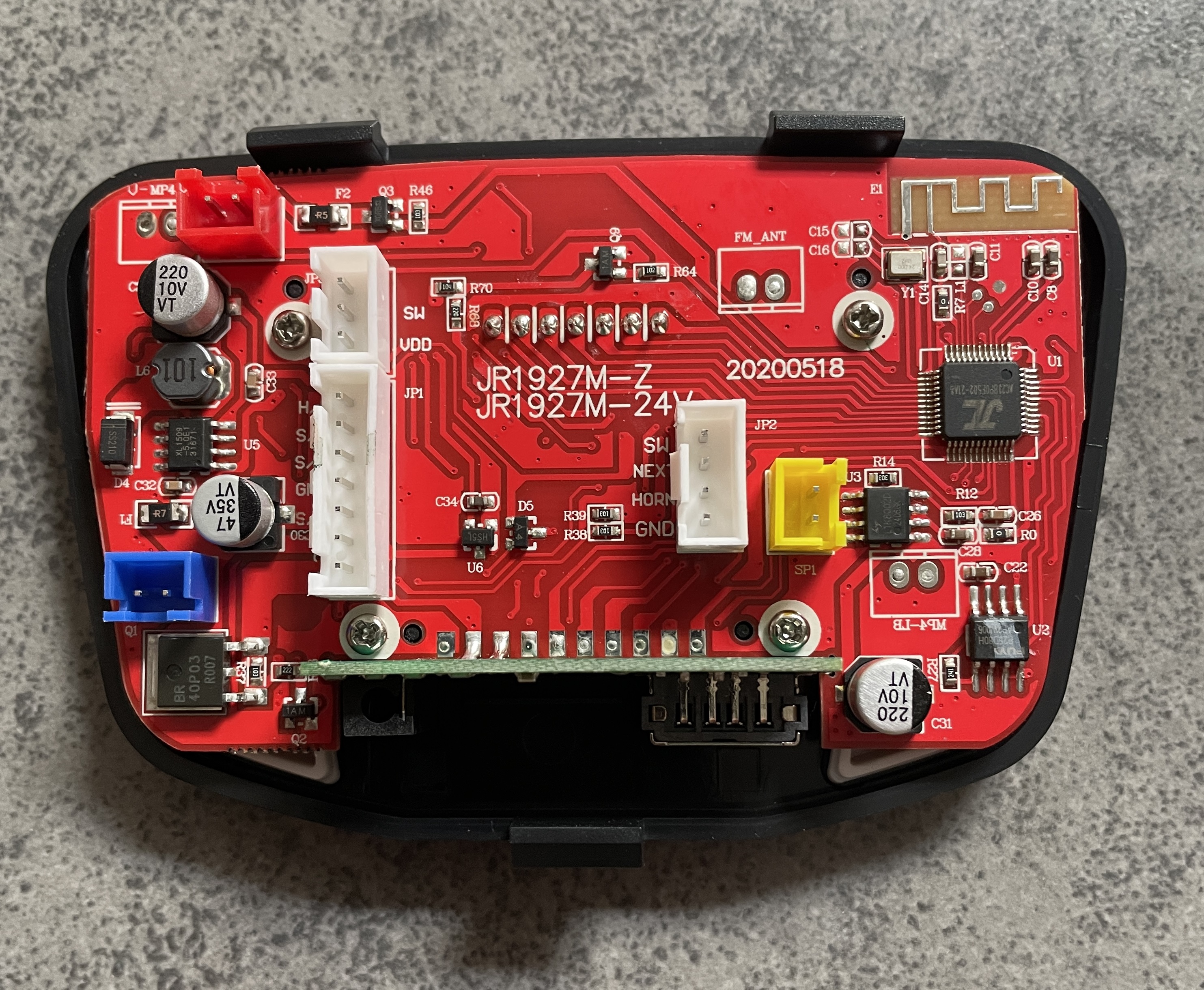 JC999 dashboard 24V, JR1927M-24V , 20191028 buggy 24V