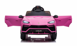 Lamborghini Urus  roze ,2.4ghz softstart rc, eva, lederen stoel (BDM0923pk)