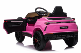 Lamborghini Urus  roze ,2.4ghz softstart rc, eva, lederen stoel (BDM0923pk)