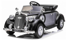 Audi Horch Retro-auto, zwart metallic,  2.4ghz softstart, leder, Eva,  (JE1005zw)