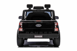 Ford Ranger zwart, 12V, eva, leder look, 2.4ghz RC  (KC-707zw)