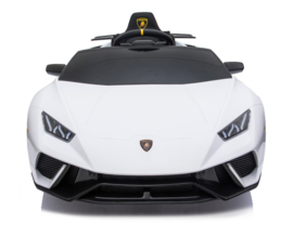 Lamborghini Huracán LP640 Performanté, 12V, wit, 2.4ghz RC , BT,EVA, lederen stoel (S308wt)