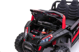 Beach Buggy wit,  BlueTooth, 12V, 2.4ghz, softstart, 4x4, eva, leder (A036wt)