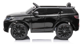 Land Rover Discovery Sport , zwart metallic, BlueTooth, leder Look, rubberbanden, 2.4ghz rc (BBH-023zw))