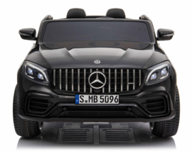Mercedes-Benz GLC 63S, 2 zitter, metallic zwart, 12V, Mp4 TV, 4wd, leder,eva, 2.4ghz RC (XMX-608zw)