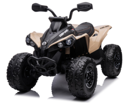 CAN-AM Maverick Khaki, Quad, 12V10ah, 4WD, leder, RC. (CA002RS)